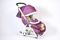 Санки-коляска детские Disnay Baby 2/1 фиолетовые