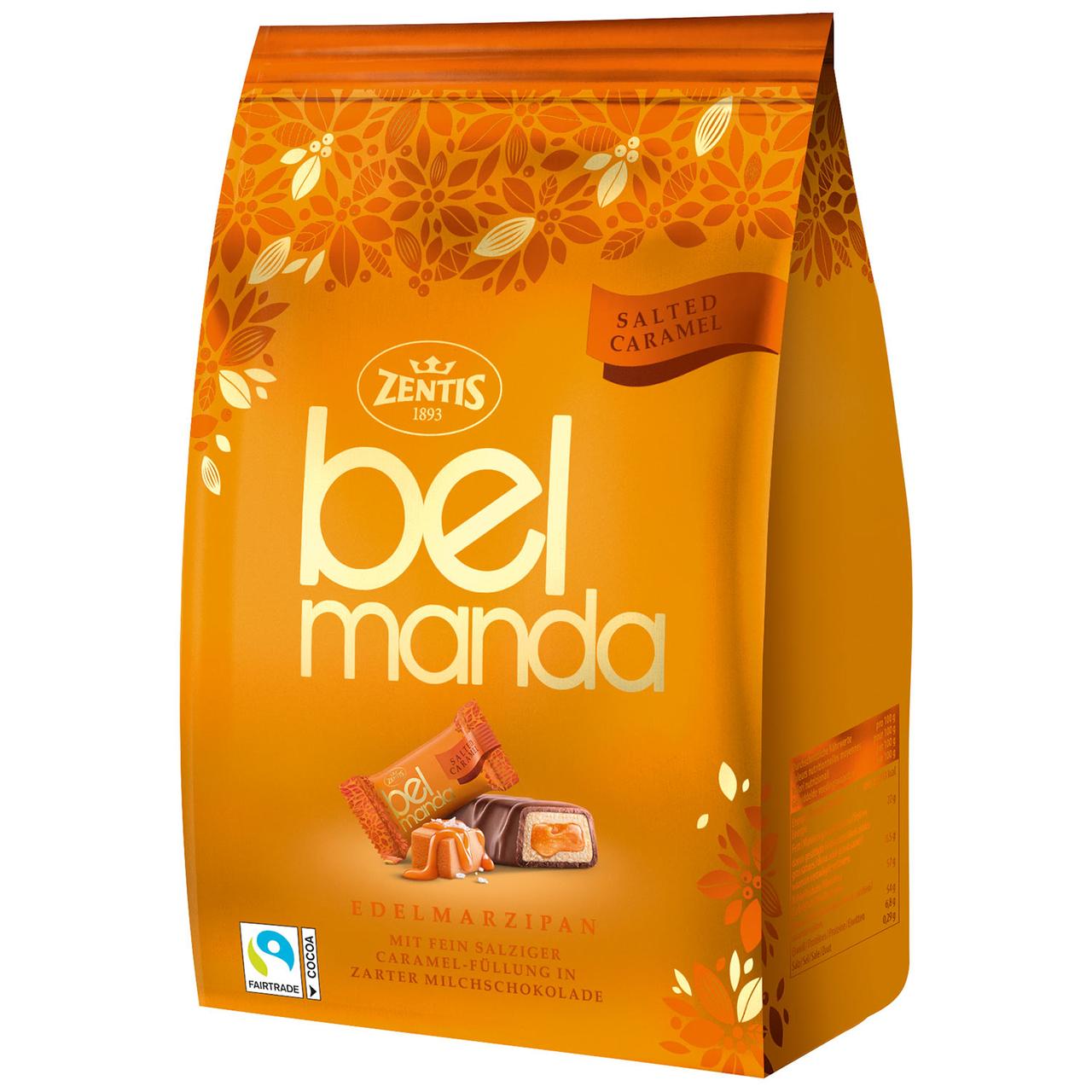 Марципан Zentis Marzipan Belmanda SALTED CARAMEL 105г Германия