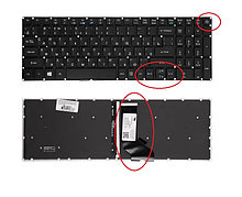 Клавиатуры Acer A715-72 A315-52 A315-54 E5-573 E15 E5 575 AEZRTG00210 28pin клавиатура c EN/RU раскладкой c