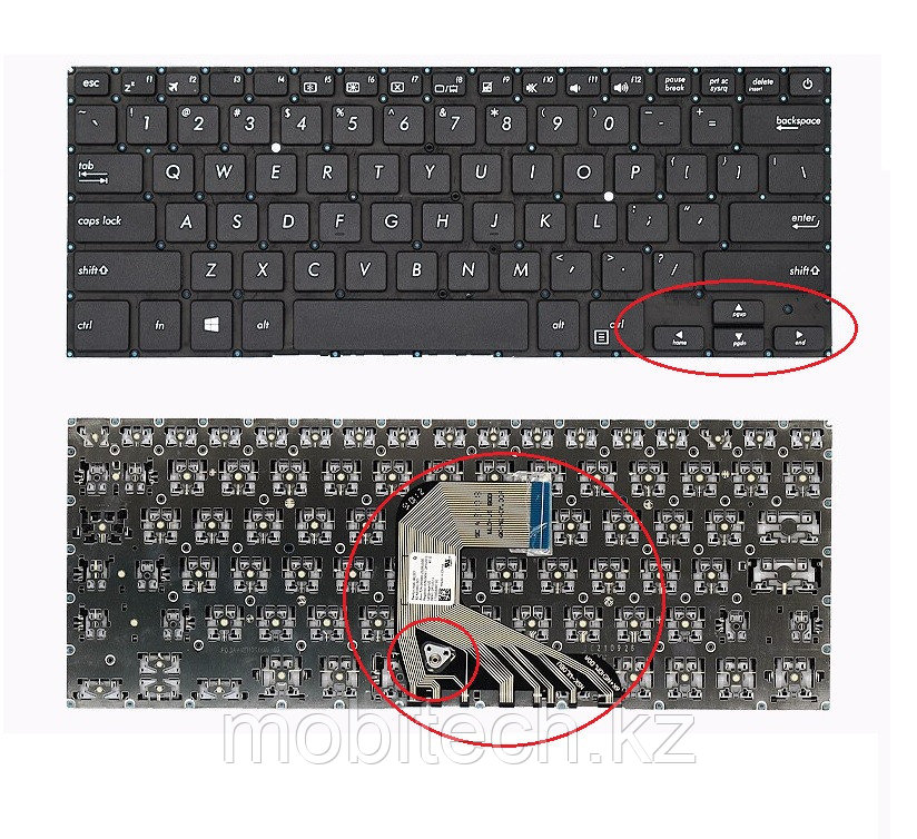 Клавиатуры Asus VivoBook X406U S406U S406 V406U Y406U клавиатура c RU/ EN раскладкой