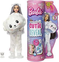 Barbie Cutie Reveal Милашка проявляшка Белый Мишка