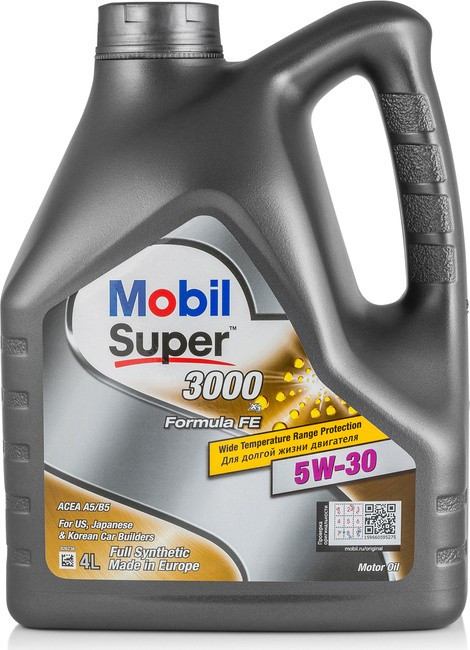 MOBIL SUPER 3000 x1 Formula FE 5W-30 1л - фото 1 - id-p104021321