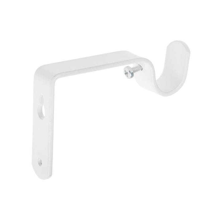 Кронштейн торцевой для карниза белый - 97 фото