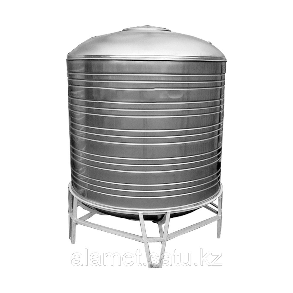 Ёмкость (2.0 куб. м) вертикальная из пищевой нержавейки AISI304 для ...