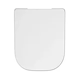 534526 Сиденье "Данте", с микролифтом, быстросъемное, дюропласт, белое, фото 2