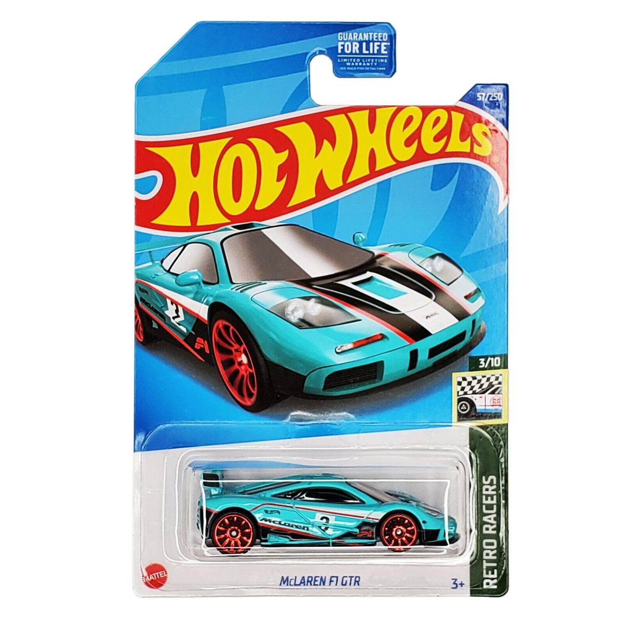 Hot Wheels Модель McLaren F1 GTR, голубой - фото 1 - id-p103863564