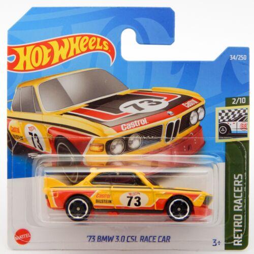 Hot Wheels Модель BMW 3.0 CSL Race Car, желтый