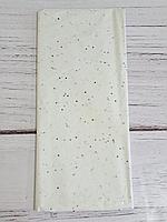 Тишью-Белый с блестками размер 65*70(10шт в пачке)