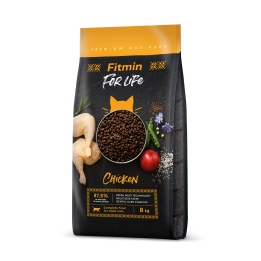 Fitmin For Life ADULT CHICKEN для кошек с курицей, 1.8кг