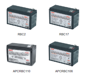 Аккумуляторные батареи RBC, APCRBC