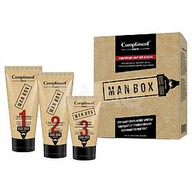 Compliment Man BOX для чувствительной кожи Подарочный набор: гель для бритья, 50 мл + гель после бритья, 50 мл