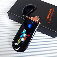 USB зажигалка "Мустанг" в подарочной коробке.