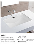 Раковина врезная белая 2023A, фото 2