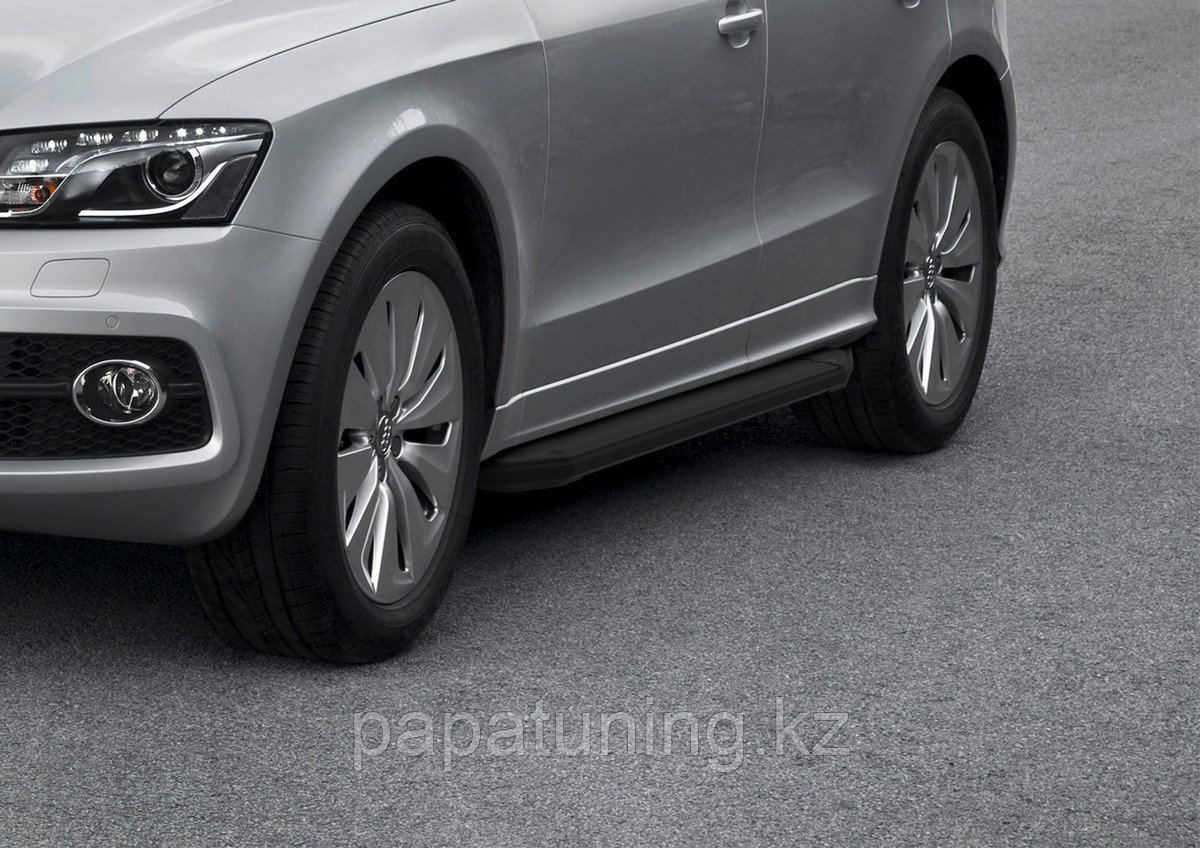 Пороги, подножки "Premium-Black" Audi Q5 2008-2012-2017