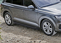 Пороги, подножки "Black" Audi Q7 2015-2015-2020-