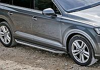 Пороги подножки Premium Audi Q7 2015-2020-