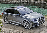 Пороги, подножки "Silver" Audi Q7 2015-2020-, фото 2
