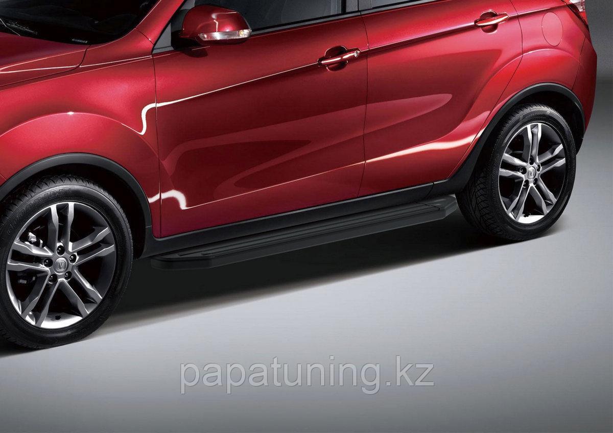 Пороги, подножки "Premium-Black" Changan CS 35 2013-, фото 1