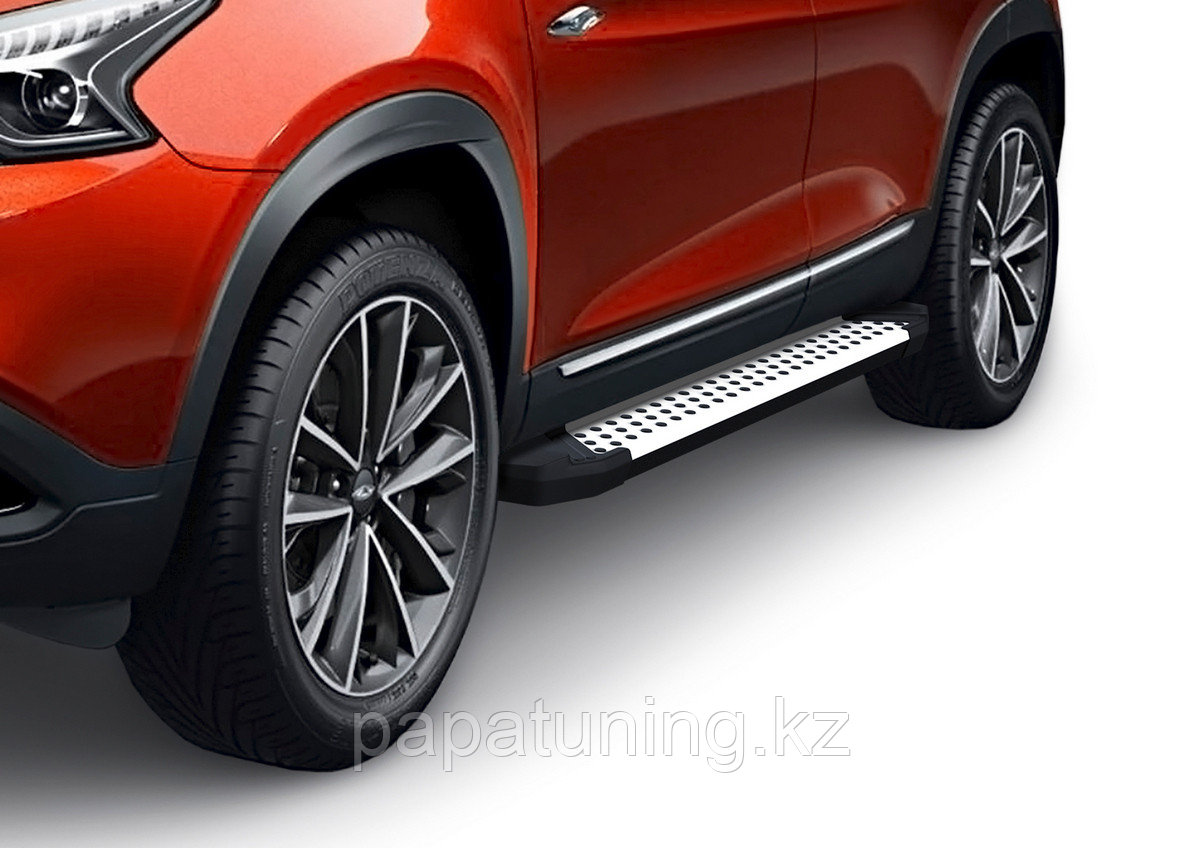 Пороги, подножки "Bmw-Style" Chery Tiggo 7 2019-