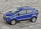 Пороги подножки Silver Ford Ecosport 2014-2019, фото 3