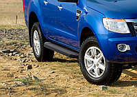 Пороги, подножки "Premium-Black" Ford Ranger 2012-2015