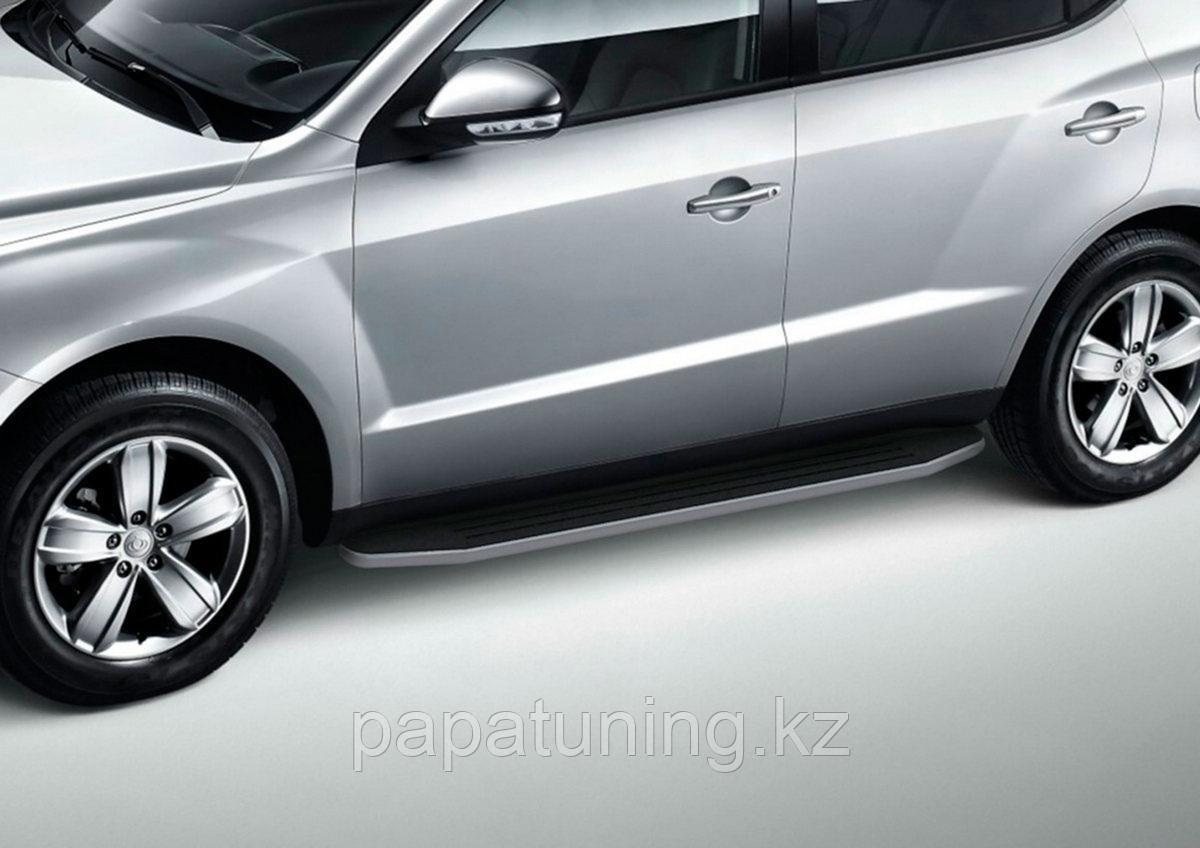 Пороги, подножки "Premium" Geely Emgrand X7 2013-2016-2018, фото 1