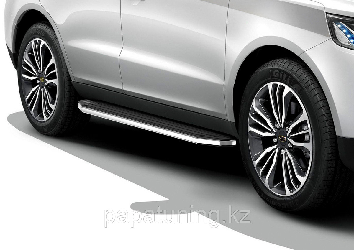 Пороги, подножки "Premium" Geely Emgrand X7 2019-, фото 1