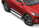 Пороги, подножки Silver Haval F7/F7x 2019-2022, фото 4