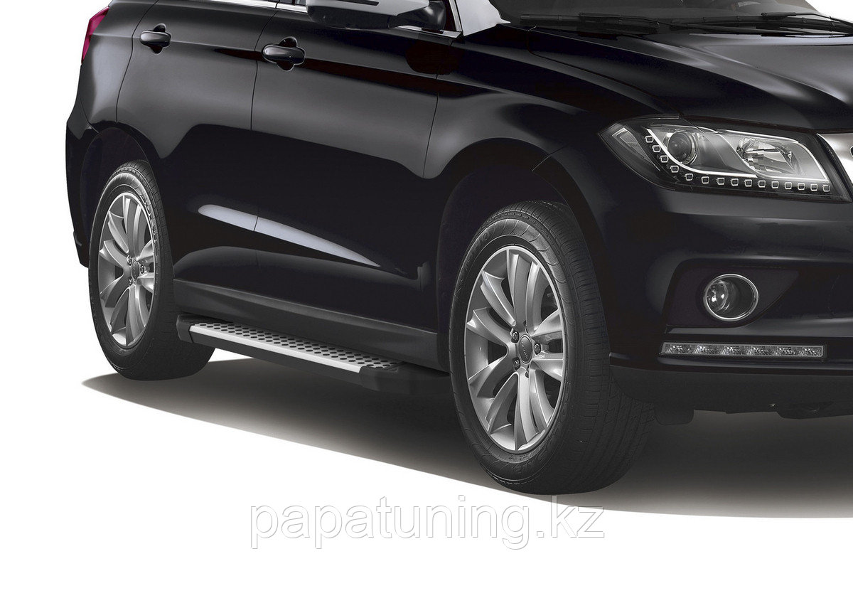 Пороги, подножки "Bmw-Style" Haval H2 2014-