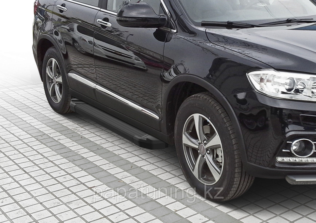 Пороги, подножки "Black" Haval H6 2014-