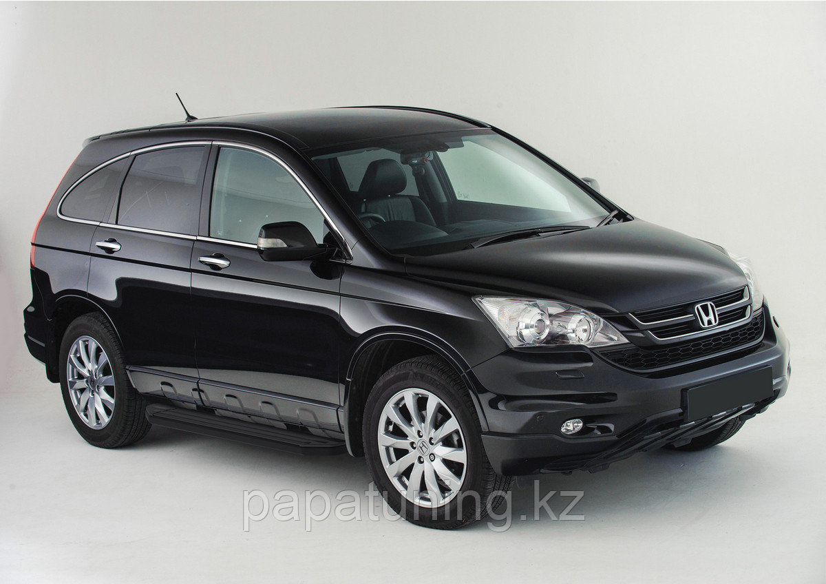 Пороги, подножки "Premium-Black" Honda CR-V 2007-2010-2012 - фото 2 - id-p103840876