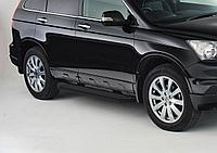 Пороги, подножки "Premium-Black" Honda CR-V 2007-2010-2012