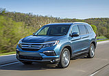 Пороги, подножки "Premium-Black" Honda Pilot 2016-, фото 3