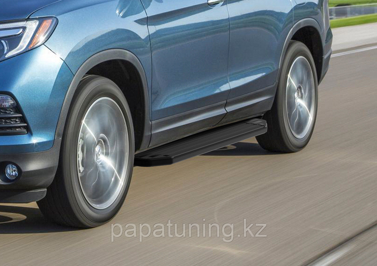 Пороги, подножки "Premium-Black" Honda Pilot 2016-