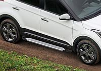 Hyundai Creta 2016-2021 Silver табанының табалдырықтары