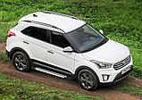 Пороги подножки Hyundai Creta 2016-2021 Bmw-Style, фото 3