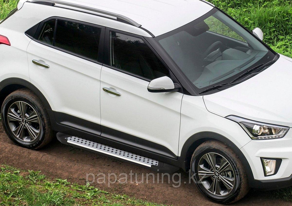 Пороги подножки Hyundai Creta 2016-2021 Bmw-Style