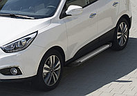 Пороги подножки Hyundai ix35 2010-2013-2015 Bmw-Style