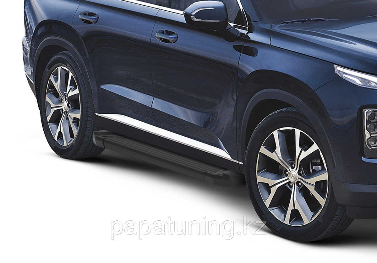Пороги подножки Hyundai Palisade 2020- Black