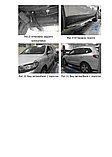 Пороги подножки Hyundai Santa Fe 2006-2010-2012 Premium-Black, фото 9