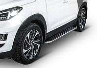 Пороги подножки Hyundai Tucson 2015-2018 Premium