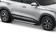 Пороги подножки Kia Seltos 2019- Silver
