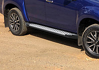 Пороги, подножки "Bmw-Style" Isuzu D-MAX 2016-2020