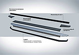Пороги, подножки "Premium-Black" Jeep Compass 2010-2013-2015, фото 4