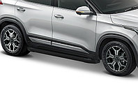 Пороги подножки Kia Seltos 2019- Black