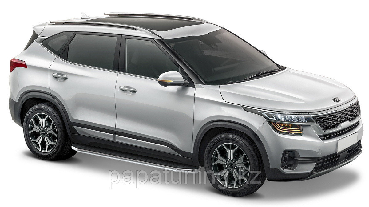 Пороги подножки Kia Seltos 2019- Premium - фото 2 - id-p103840969