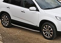 Пороги подножки Kia Sorento 2 2012-2020 Premium