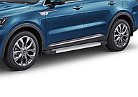 Пороги подножки Kia Sorento 4 2020- Silver