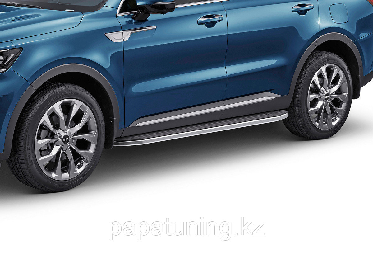 Пороги подножки Kia Sorento 4 2020- Premium, фото 1