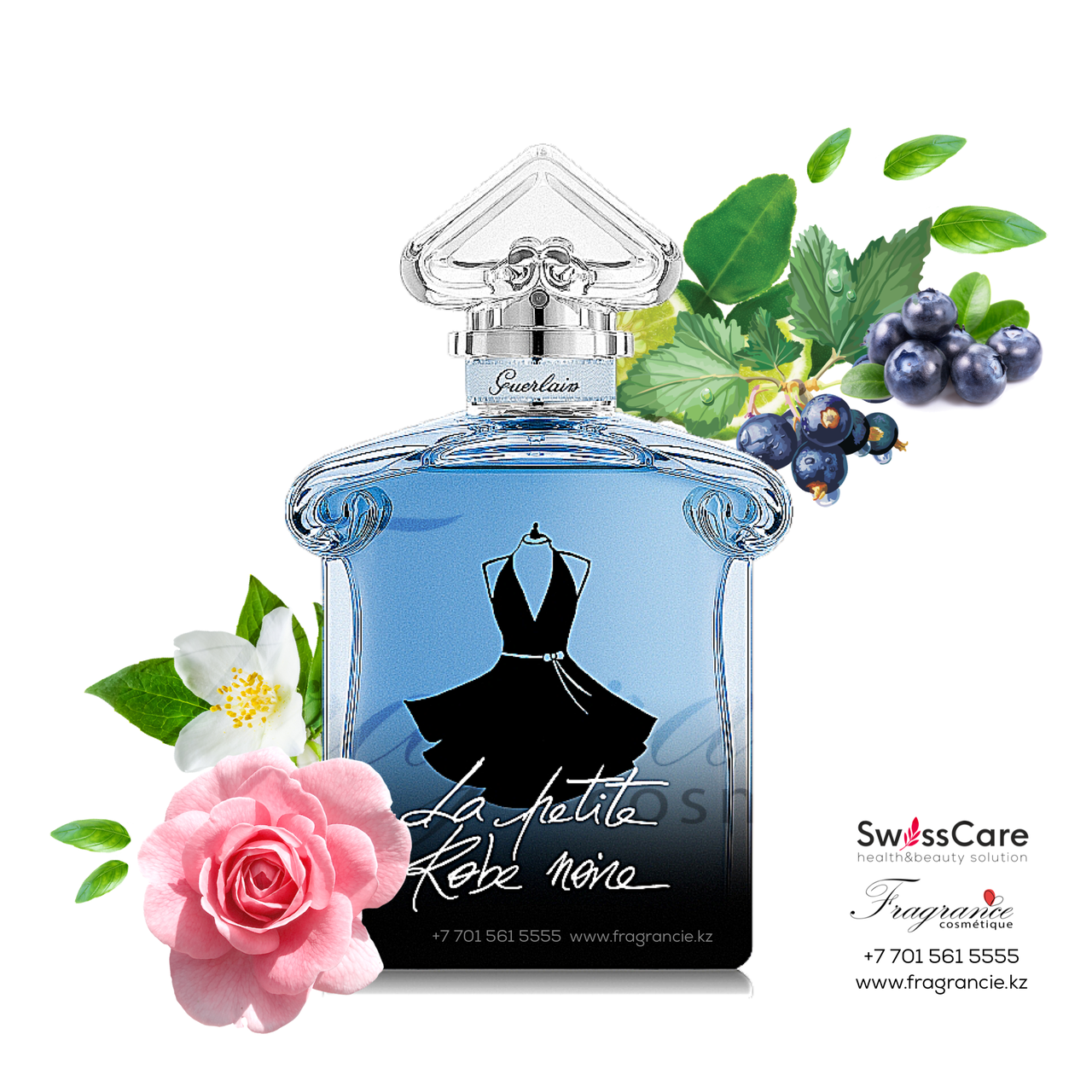 Парфюм Guerlain Le Petit Robe Noir Sous Le vent Intense 100ml (Оригинал-Франция)